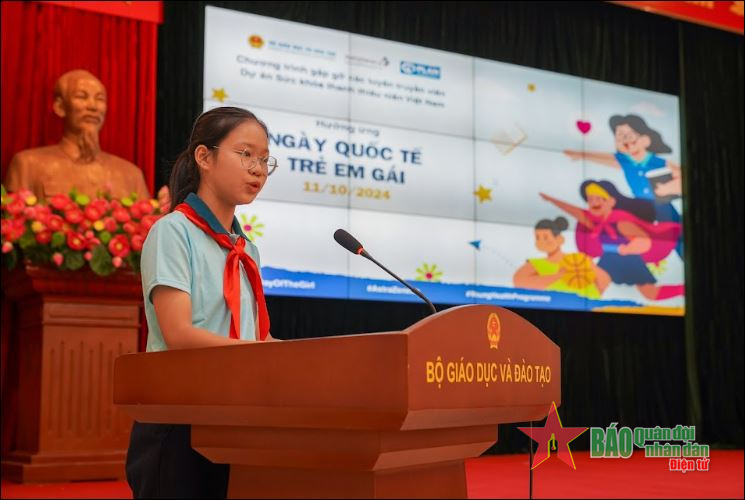 Trẻ em gái là nhân tố tích cực tạo nên sự thay đổi